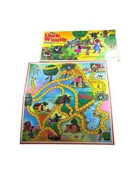 The Uncle Wiggily Game Howard R. Garis Vtg 1967 Parker Brothers Board Game